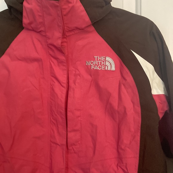 The North Face Hyvent Hooded Jacket Women’s Sz S/P Pink and Brown - Picture 3 of 13